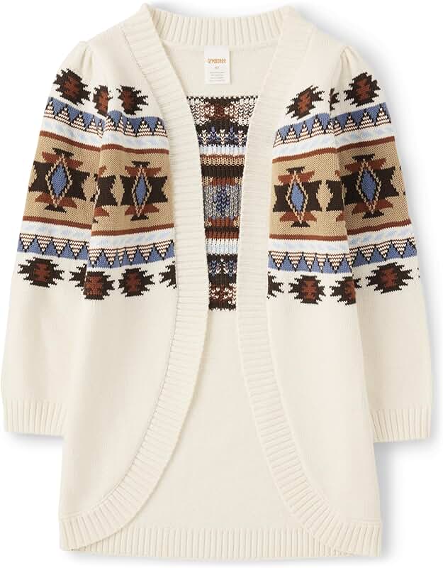 Toddler Long Sleeve Cardigan Sweater for 12-18 Months