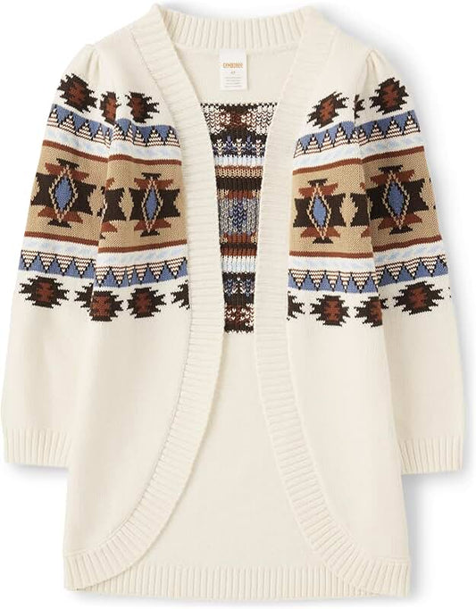 Toddler Long Sleeve Cardigan Sweater for 12-18 Months