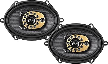 Pair of 5x7 and 6x8 50W RMS 4-Ohm 3-Way Speakers