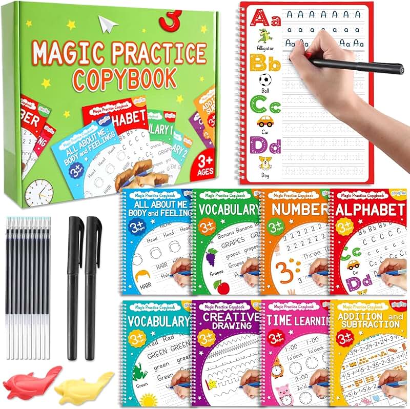 8 Reusable Handwriting Practice Books for Kids
