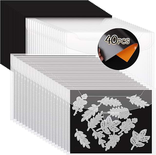 40-Piece Stamp and Die Storage Set with Magnetic Sheets