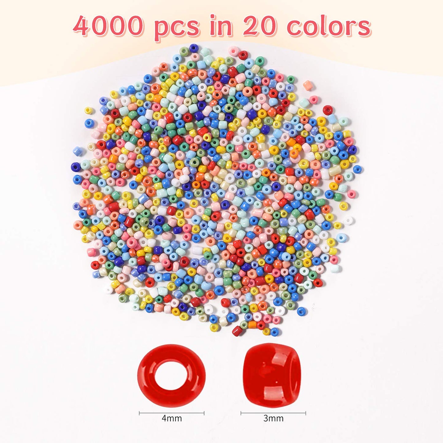 Jewelry Making Beads Kit for DIY Bracelets and Crafts