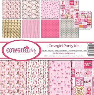 Cowgirl Party Scrapbook Collection Kit