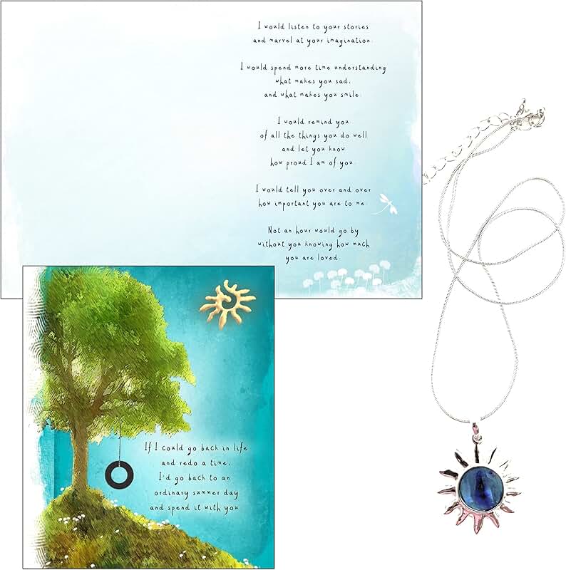 Sun Heartfelt Summer Day Greeting Card and Keepsake Gift Set