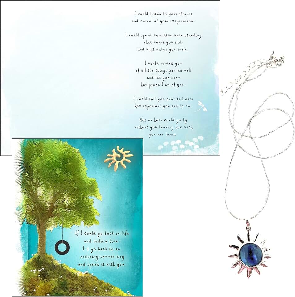 Sun Heartfelt Summer Day Greeting Card and Keepsake Gift Set