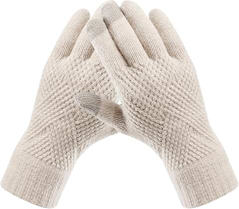 Warm Soft Fleece Winter Gloves for Women