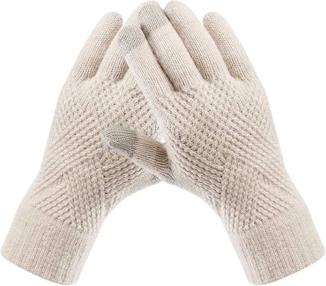 Warm Soft Fleece Winter Gloves for Women