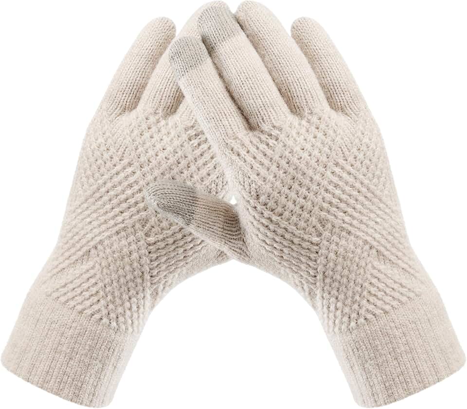 Warm Soft Fleece Winter Gloves for Women