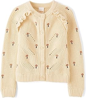 Girls and Toddler Long Sleeve Button-Up Cardigan