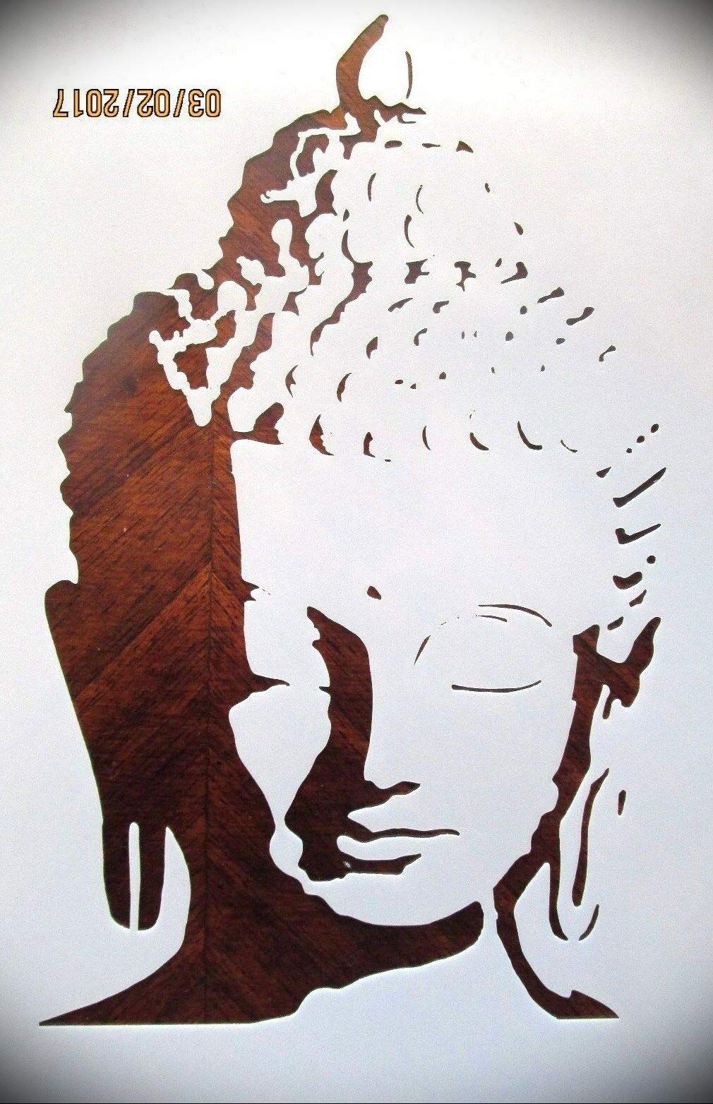 Reusable 10mm Mylar Laser Cut Stencil for Airbrush and Painting