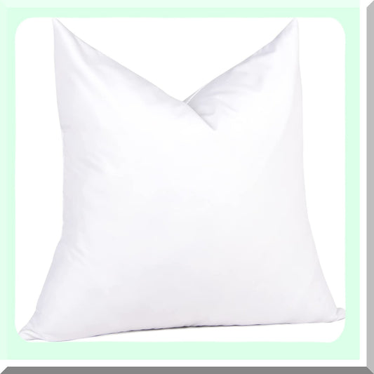 Luxury Plush Euro Pillow Insert - 30x30 Down Throw Cushion for Bed, Couch & Sofa Decor - Premium 1 Pack Square Pillow Insert for Home Décor