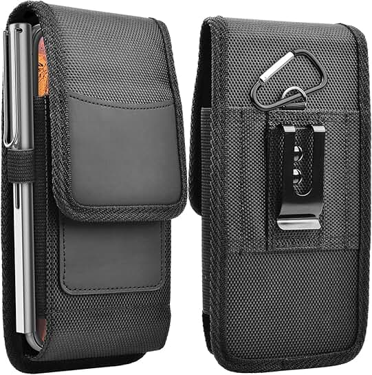 Phone Holster for Samsung Galaxy and iPhone with Belt Clip