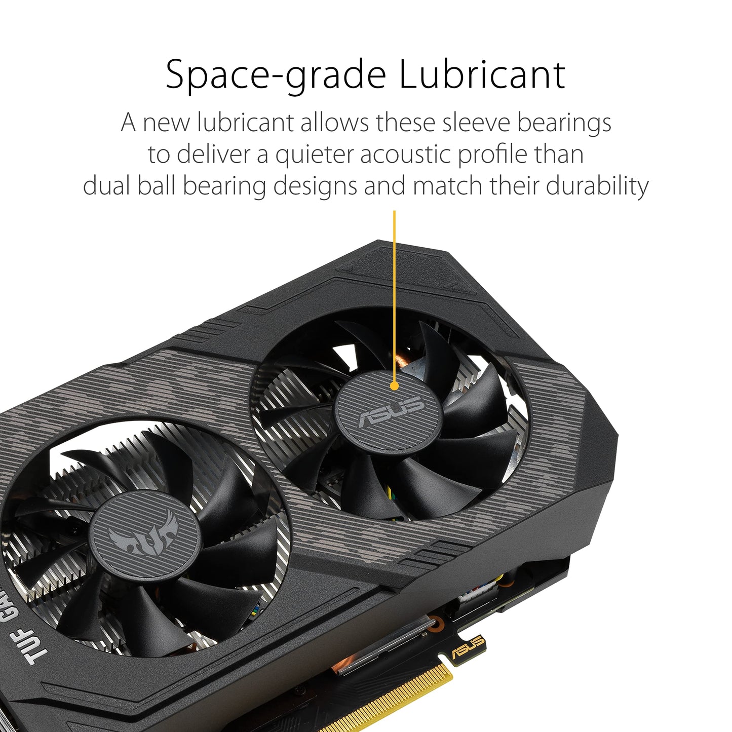 TUF Gaming NVIDIA GeForce GTX 1660 Ti EVO OC Edition Graphics Card (PCIe 3.0, 6GB GDDR6, HDMI 2.0b, DisplayPort 1.4, Space-Grade Lubricant, Compact Design, GPU Tweak II)