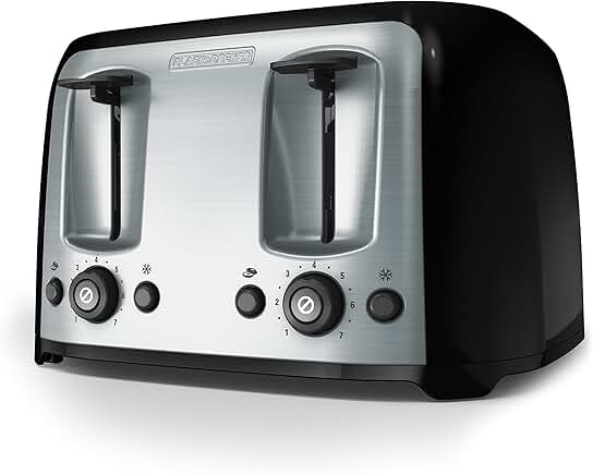 4-Slice Toaster with Wide Slots and Shade Control