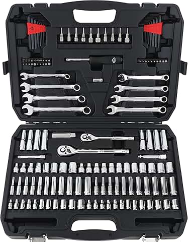 145-Piece Metric Socket Tool Set with Case