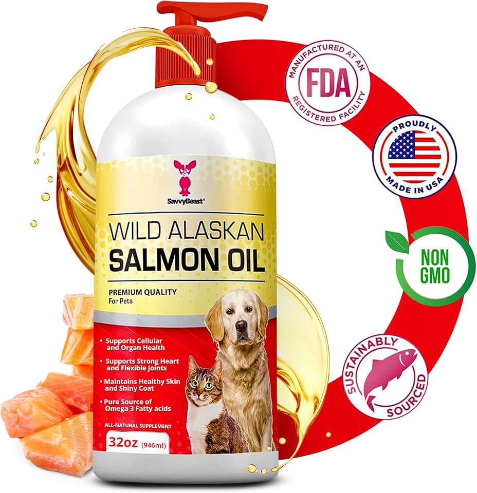 Wild Alaskan Salmon Oil for Pets, 32 oz
