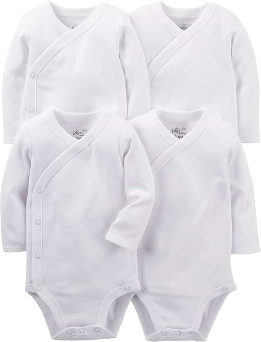 Unisex Baby 4-Pack Side Snap Bodysuits