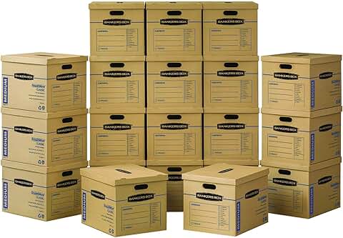 Medium Moving Box Set with Handles and Lid
