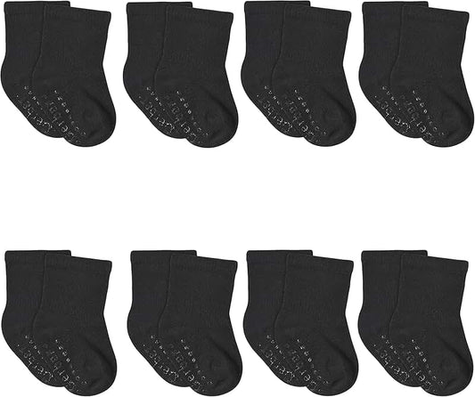 Baby 8-Pack Comfortable Jersey Crew Socks