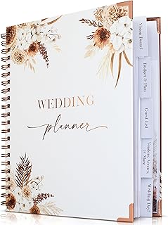 Boho Wedding Planner and Organizer, 9x11 inches
