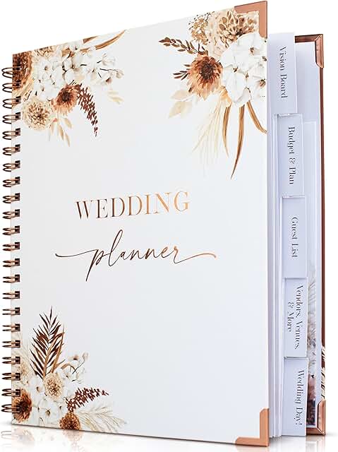 Boho Wedding Planner and Organizer, 9x11 inches