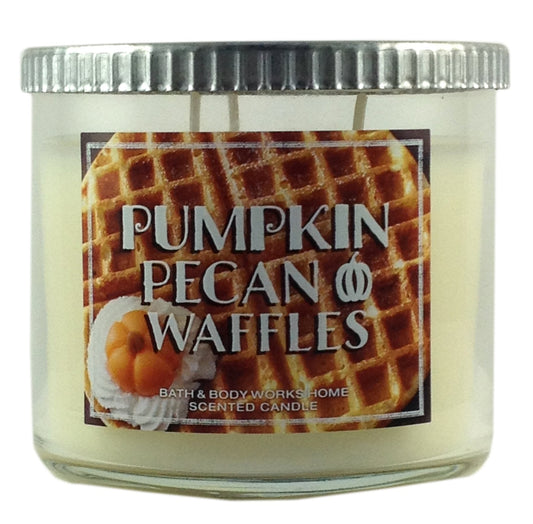 Candle 3 Wick 14.5 Ounce Limited Edition 2015 Pumpkin Pecan Waffles
