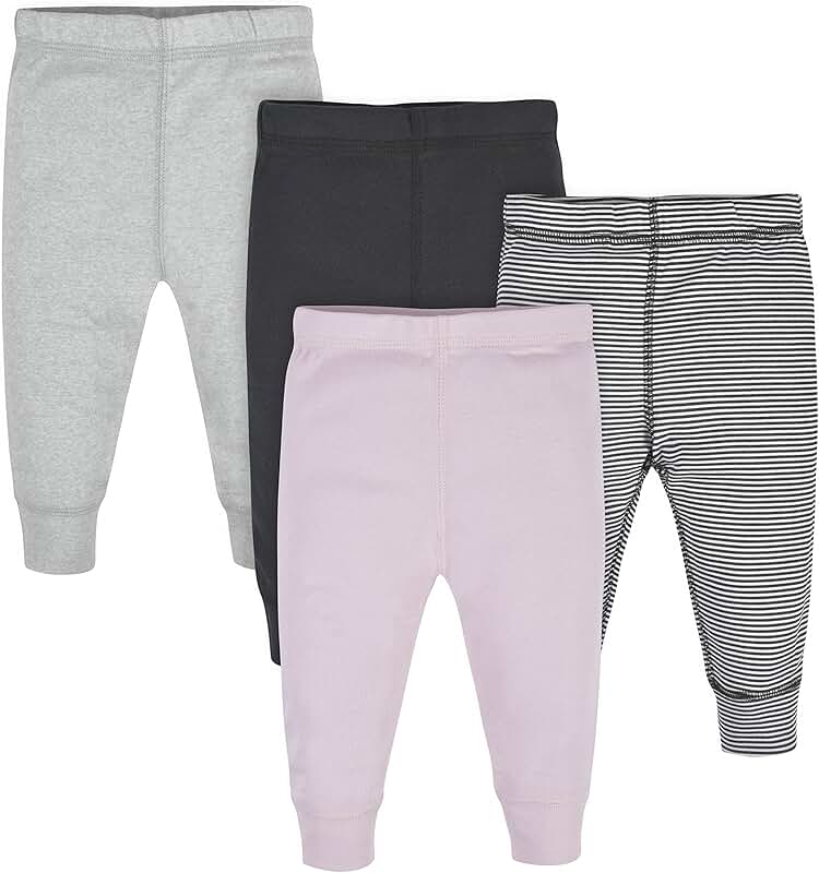 Baby Girls' Multi-Pack Active Pants Set