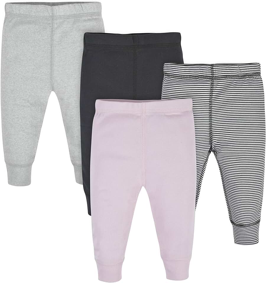 Baby Girls' Multi-Pack Active Pants Set