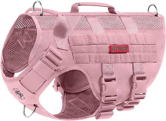 Tactical Dog Harness for Small Dogs with Handles