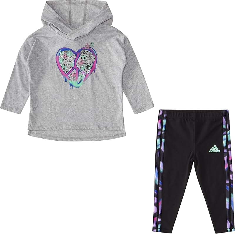 Baby Girls' Long Sleeve Hooded Top and Pants Set
