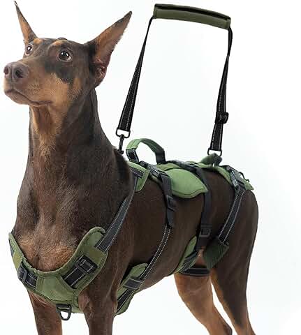 Dog Lift Harness for Large Dogs with Handles