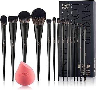 14-Piece Makeup Brush Set with Sponge