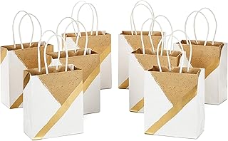 6-inch Small Paper Gift Bags, 8-Pack