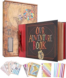 Adventure Scrapbook Album, 80 Pages, 11.9x7.6 Inches
