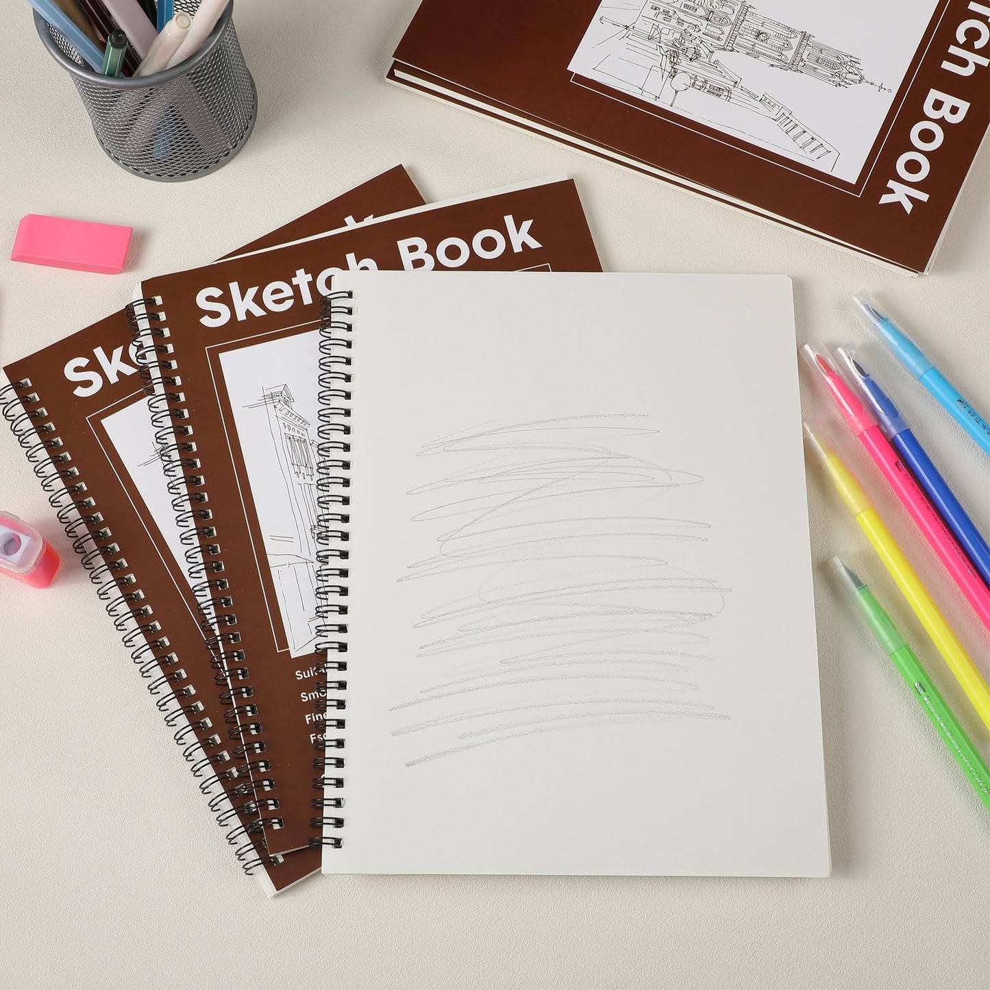 12 Pcs Sketch Books 11 x 8.5 Inches 30 Sheets