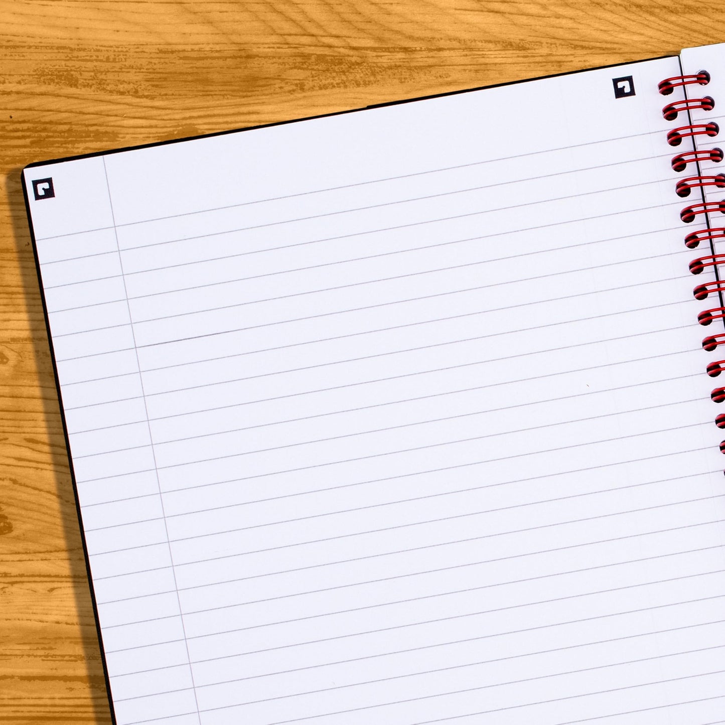 Black Hardcover Business Notebook, 8-1/4" x 5-1/4"