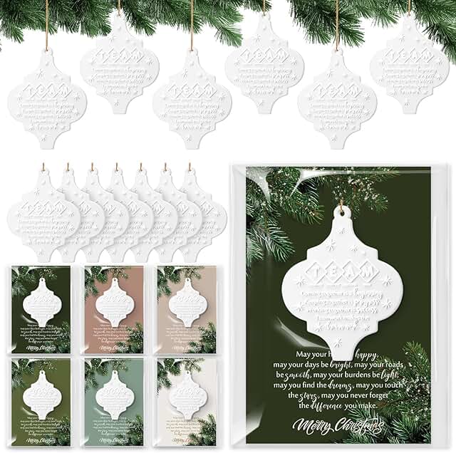 24 Christmas Thank You Gift Lantern Signs for Office and Team