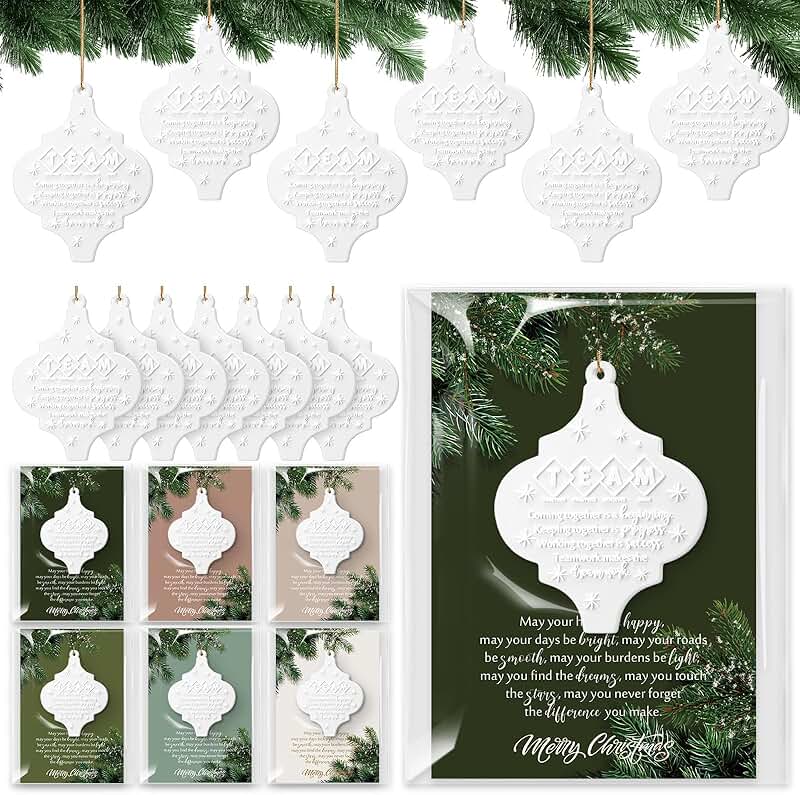 24 Christmas Thank You Gift Lantern Signs for Office and Team