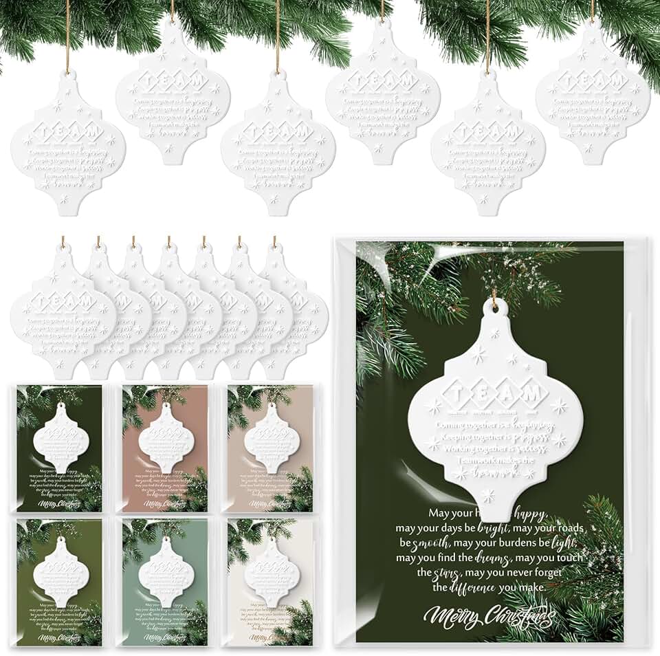 24 Christmas Thank You Gift Lantern Signs for Office and Team
