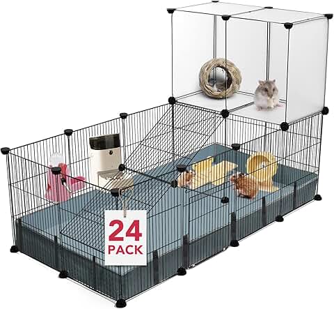 Small Animal Playpen with Waterproof Mat