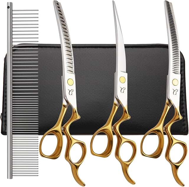 Dog Grooming Scissors with Safety Tips
