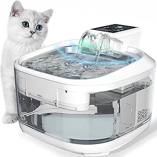 Wireless Cat and Dog Water Fountain with Motion Sensor