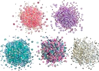Flat Back Crystal Gems and Sprinkles for Crafts, 65g