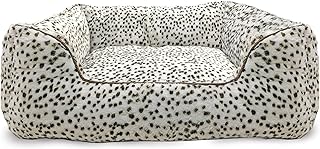 Sleep Zone Snow Leopard Step-In Pet Bed 25 Inches