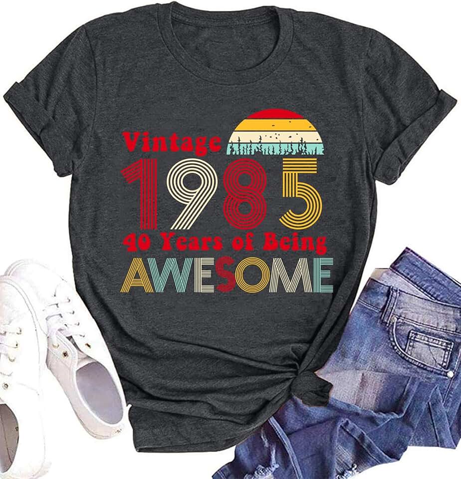 Vintage 1985 Women's 40th Birthday T-Shirt