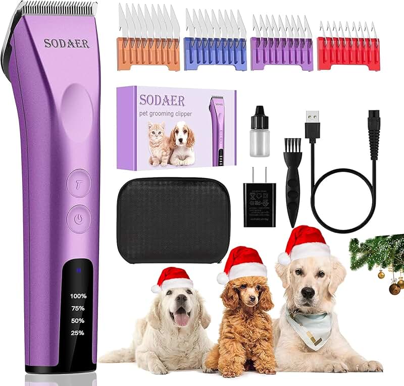 Pet Grooming Kit for Dogs, Cats, and Horses