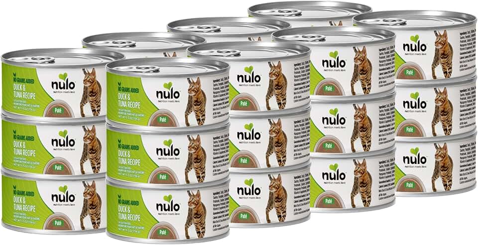 Duck and Tuna Cat Food Pate, 5.5 oz, 24-pack