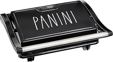 2-Slice Panini Maker with Non-Stick Surface