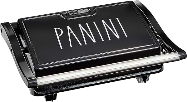 2-Slice Panini Maker with Non-Stick Surface