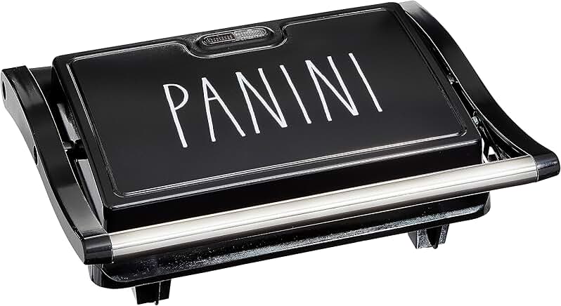 2-Slice Panini Maker with Non-Stick Surface